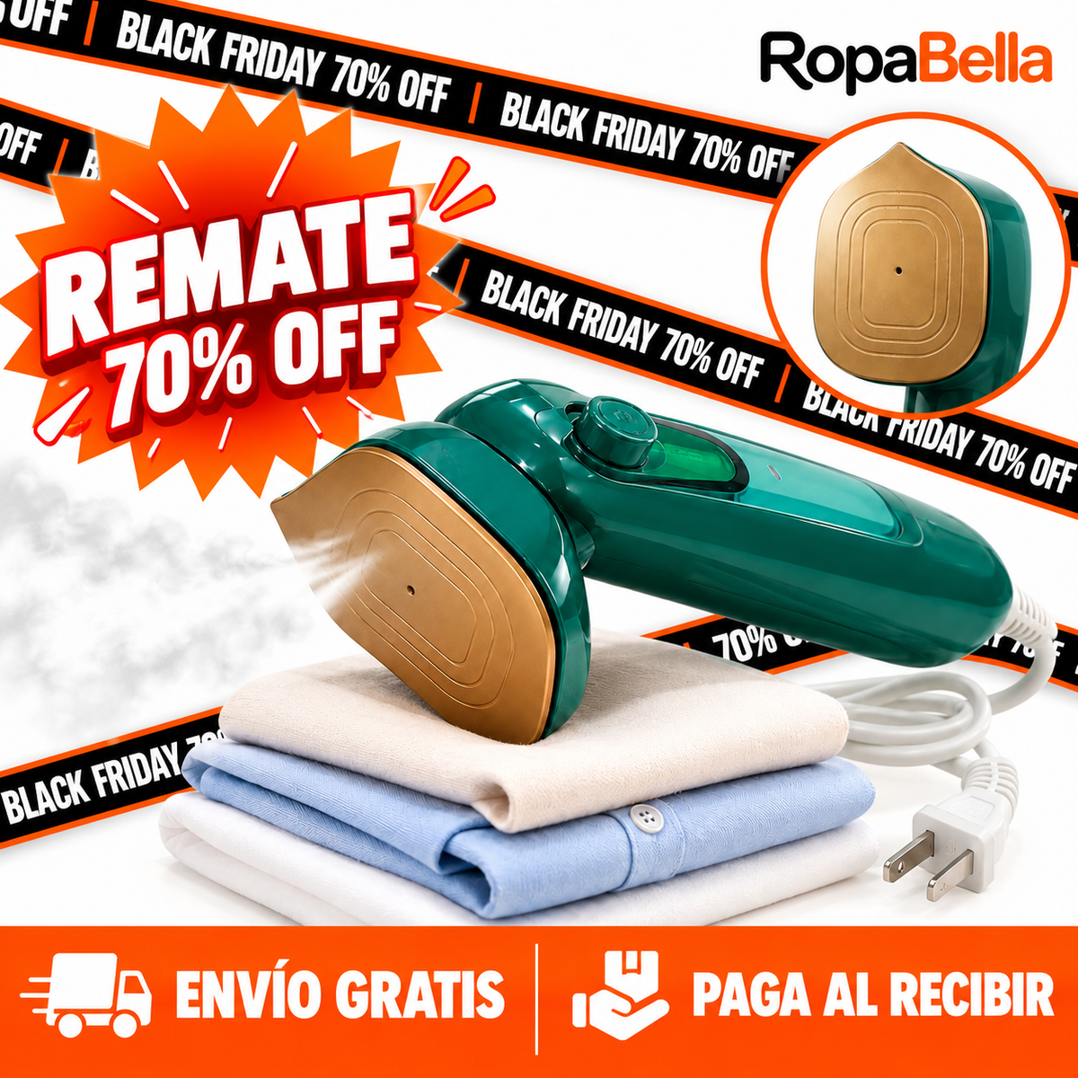 PLANCHA A VAPOR  - !! SEMANABLACK FRIDAY 70% OFF !!